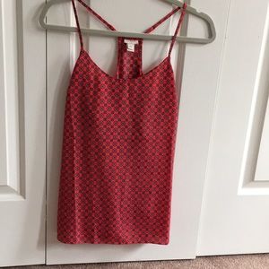 J. Crew racer back blouse